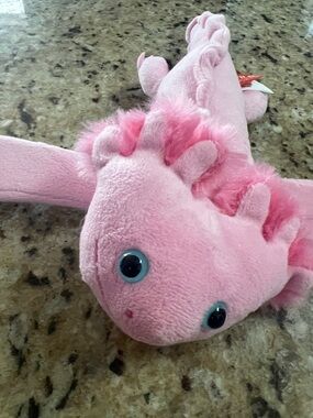 Wild Republic Huggers Pink Axolotl Plush Slap Bracelet – Gently Used